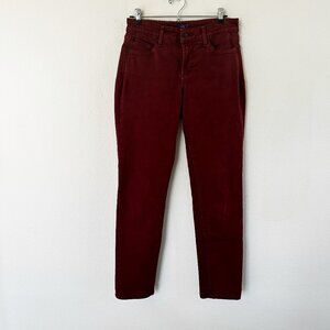 NYDJ Legging Jeans Womens Size 4 Rust Red Lift Tuck Technology Pockets Jeggings